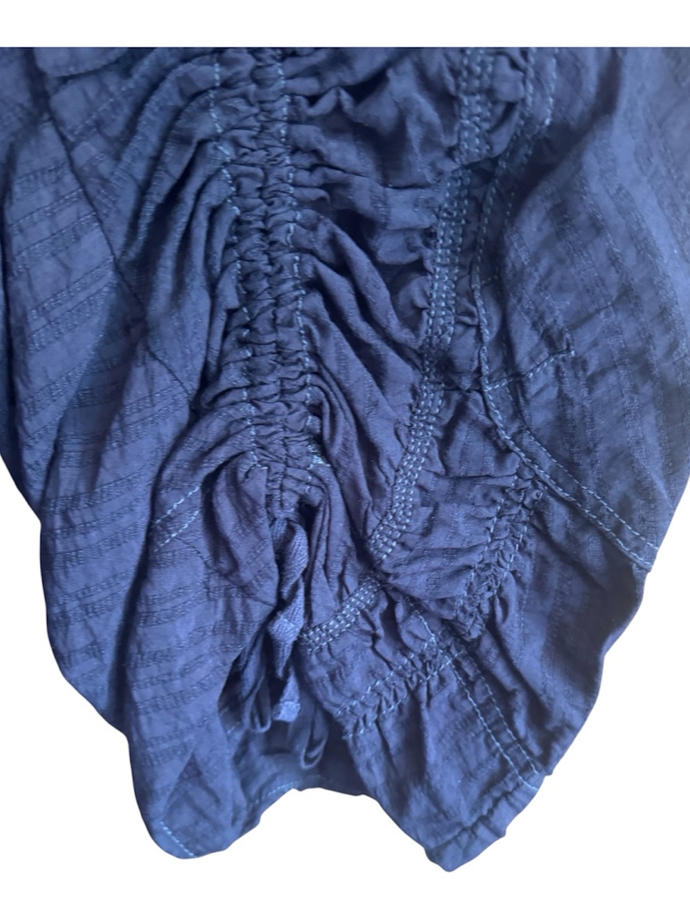Free people Scorpio shirred mid rise cargo pants in “Black Coffee” Size L. - Picture 4 of 8